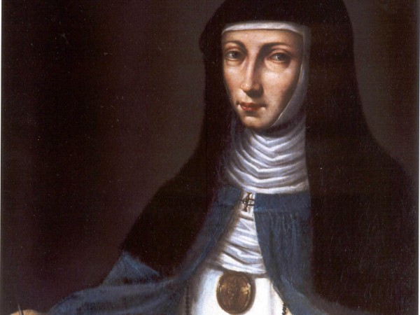 Retrato de Sor Mª de Jesús.Siglo XVII